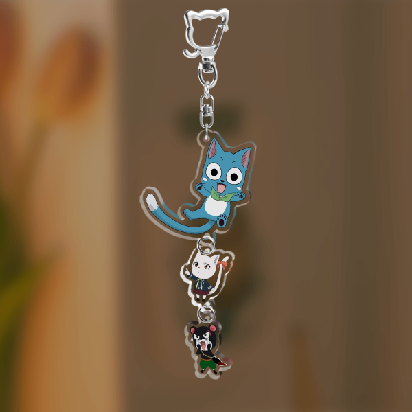 Fairytail Cats Connection Acrylic Keychains