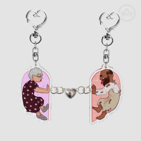 Natasha X Mousieur Magnet Keychains