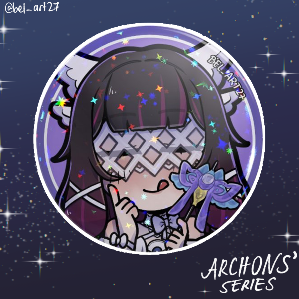 Columbina (1) - Archon series (Button Pins)