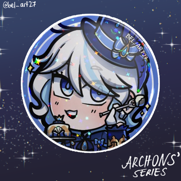 Furina - Archon series (Button Pins)