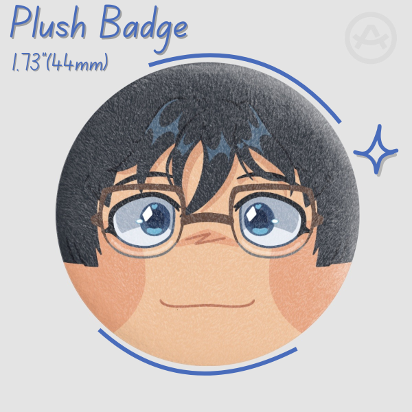 Kobayashi Face Plush Badge