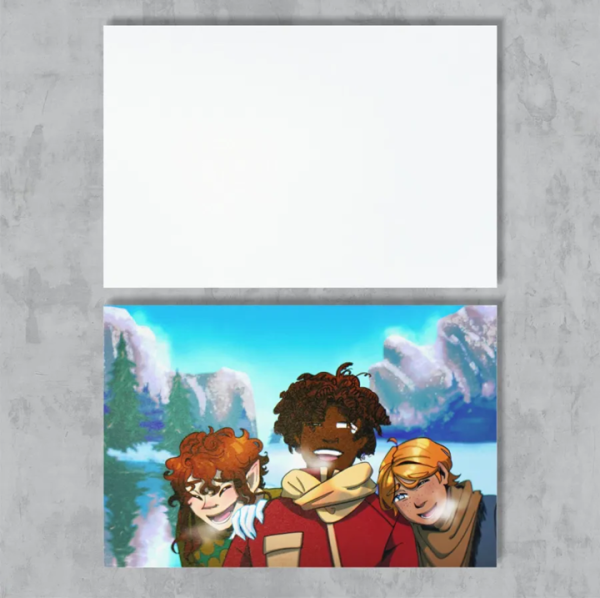 Daniel, Ian, Arnold - Postcard