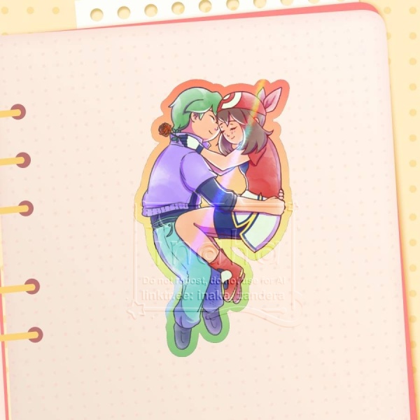 Contestshipping 🌹 Drew x May | Holo Light Sticker