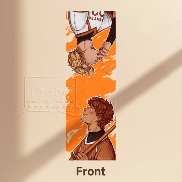 All for the Game 🦊 Neil x Andrew | Version B (w/o quote) | PET Bookmark | 15 cm
