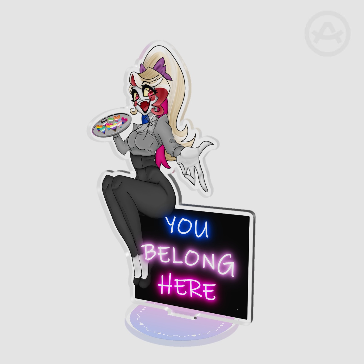Neon Nights Charlie Standee
