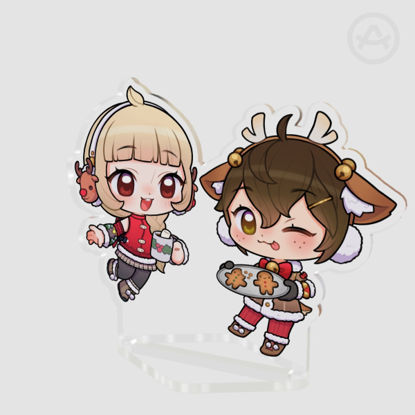 Juno and Tracer Winter Standee