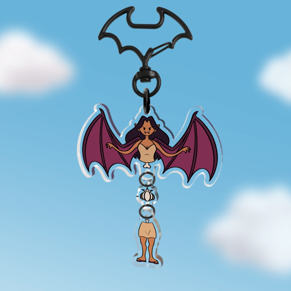 Manananggal Vampire Keychain