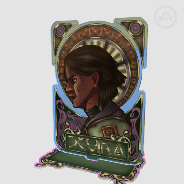 Sevika Rainbow Standee