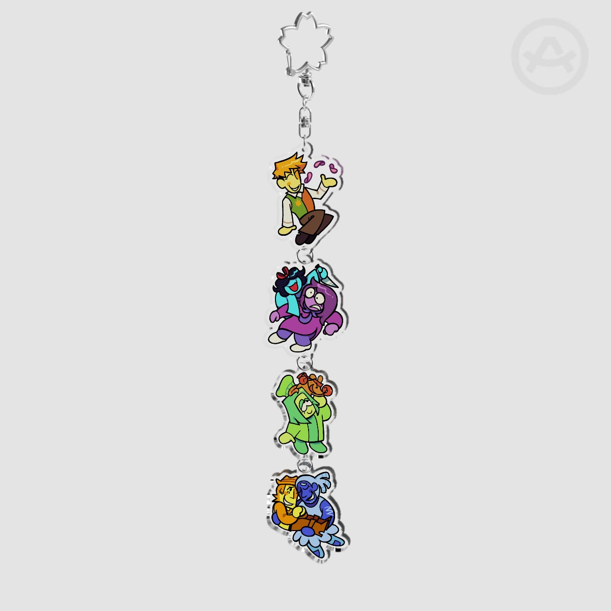 Zodiac and Gambit - Clear Acrylic Keychain by Zedleaked - ACGGOODS