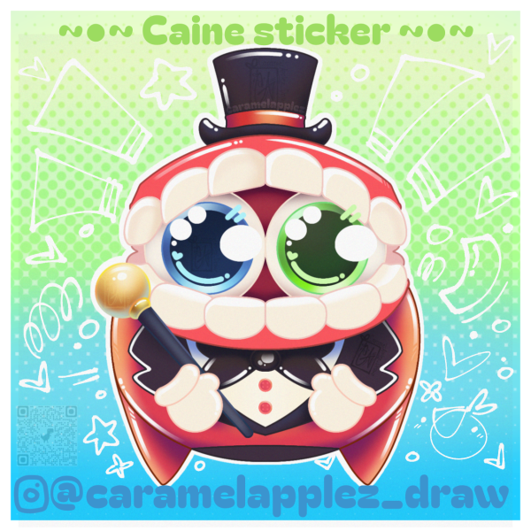 Caine (TADC) Big Sticker