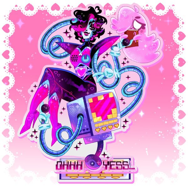 Mettaton Undertale Acrylic Standee