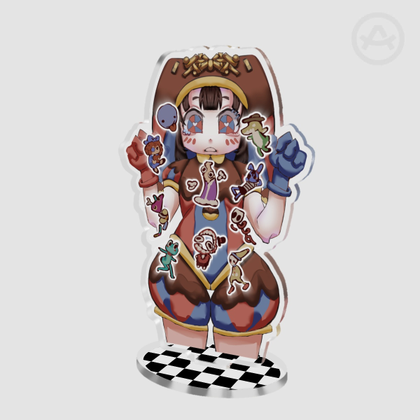 Pomni Clear Acrylic Standees