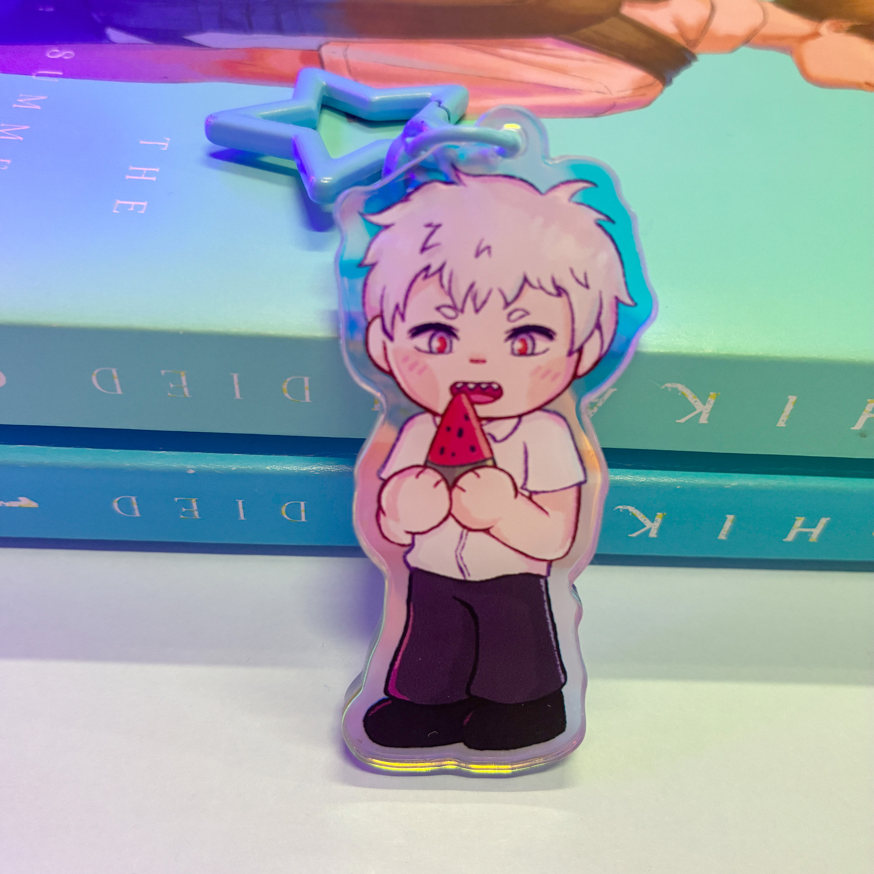 Hikaru - The Summer Hikaru Died - Rainbow Acrylic Keychain
