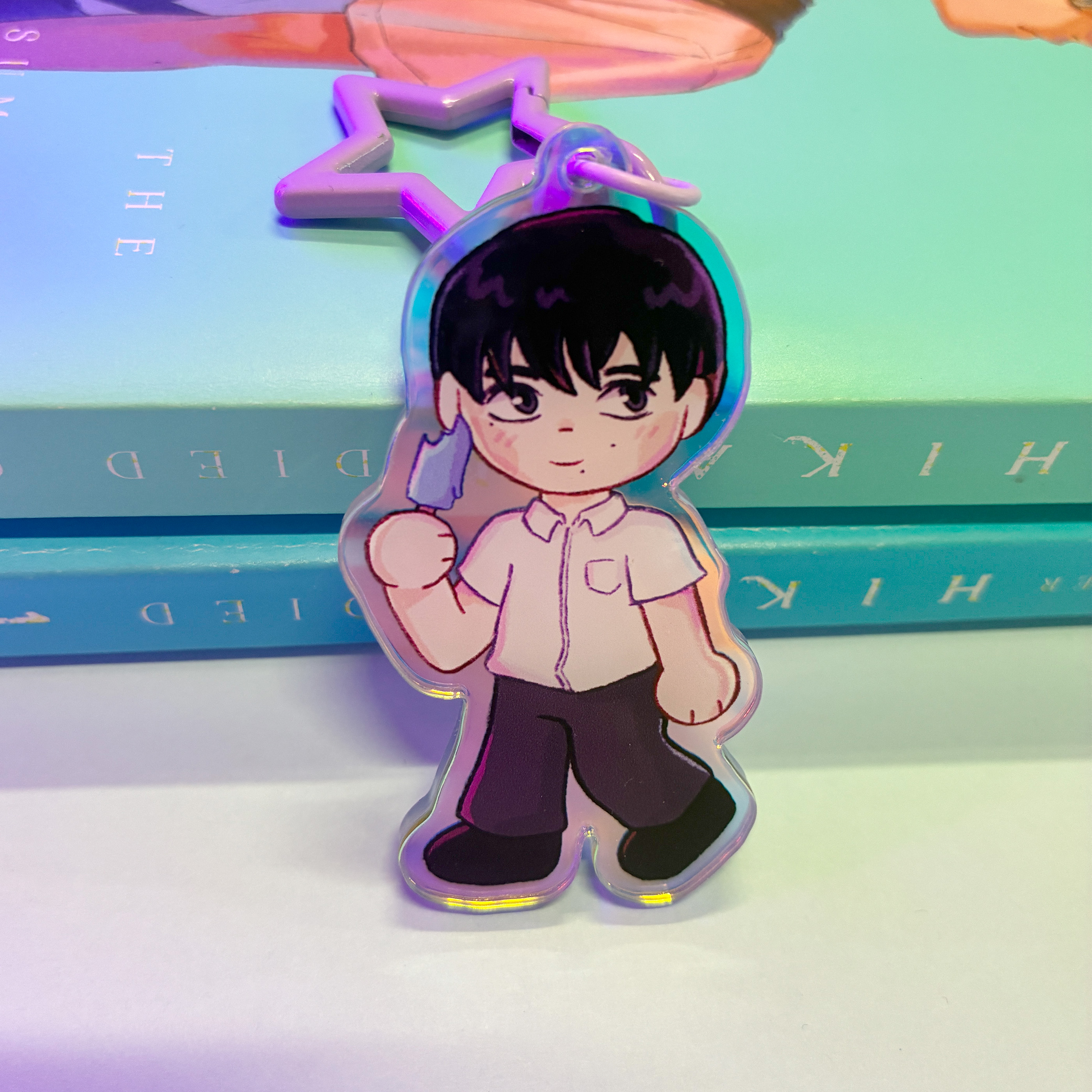 Yoshiki - The Summer Hikaru Died - Rainbow Acrylic Keychain by Emi