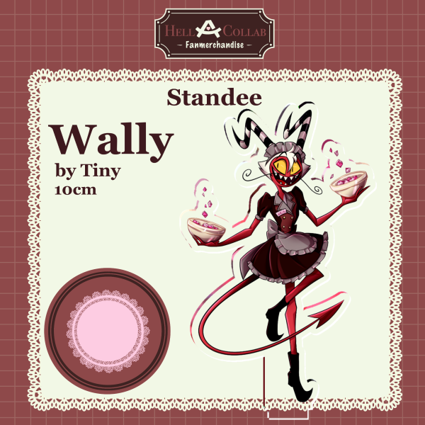 Wally | Standee | Maid Cafe Hell-a-Collab