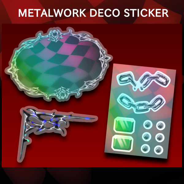 Metalwork Deco Stickers
