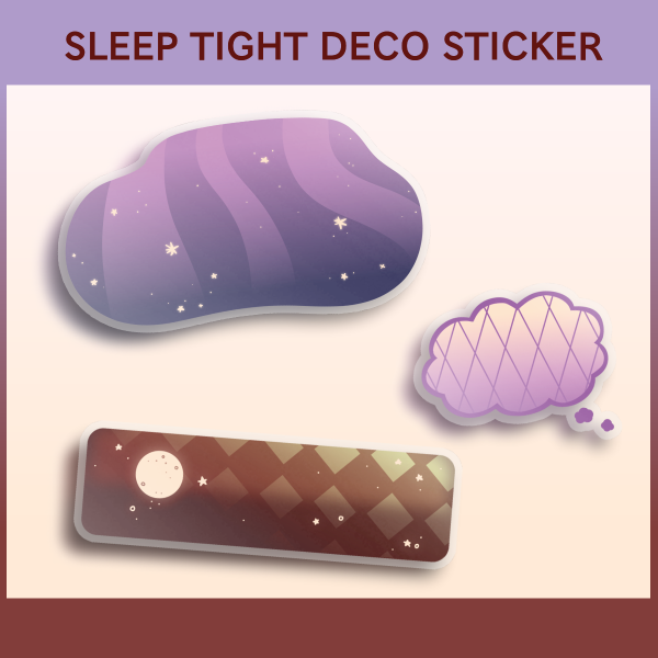 Sleep Tight Deco Stickers
