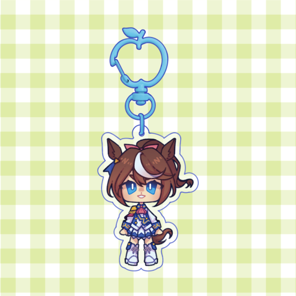 Uma Musume - Tokai Teio Keychain