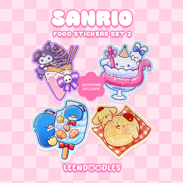 Sanrio Food Stickers Set 2