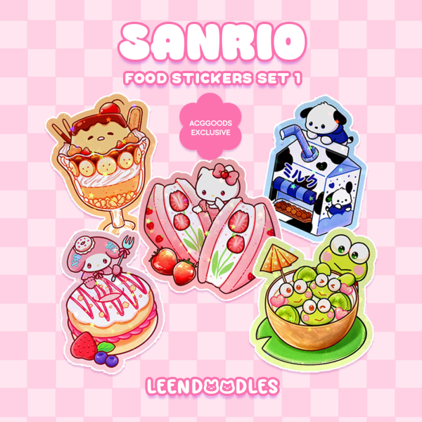 Sanrio Food Stickers Set 1