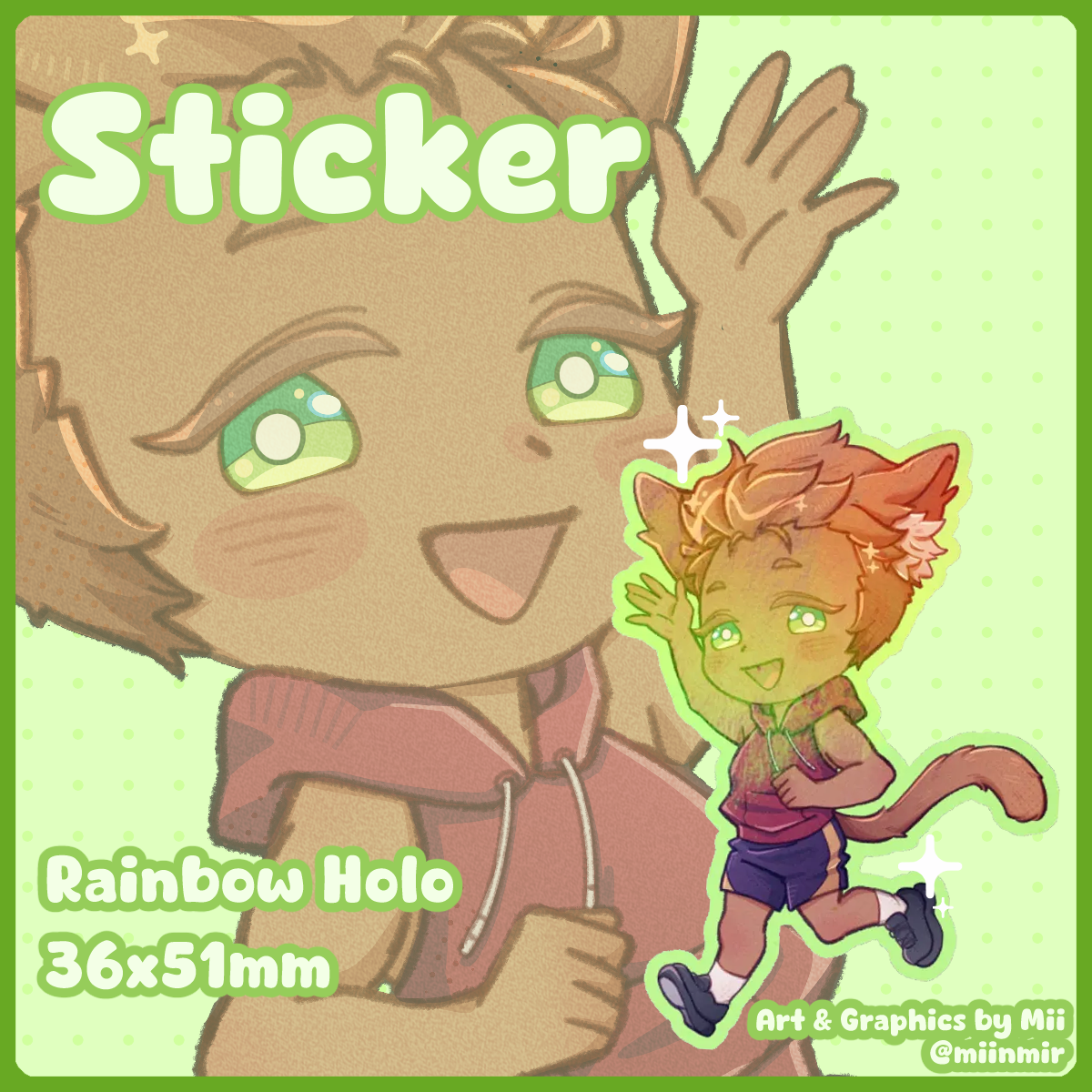 [Our Life] Derek Kitty Sticker ♡