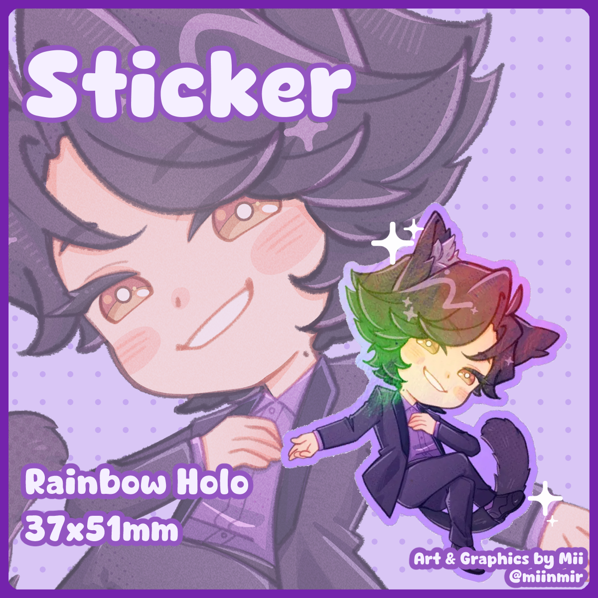 [Our Life] Baxter Kitty Sticker ♡