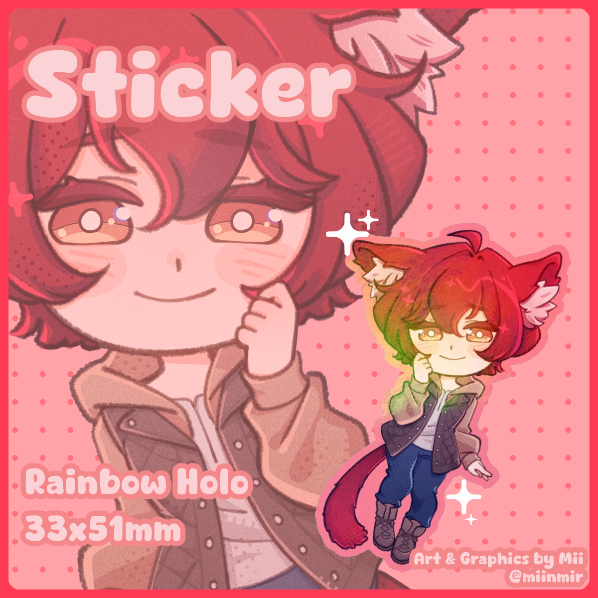 [Our Life] Renee Kitty Sticker ♡