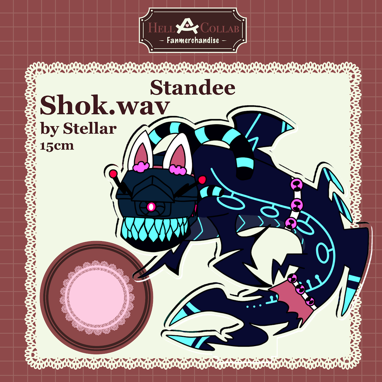 Hellacollab Maid Collab: Shok.Wav Clear Acrylic Standee