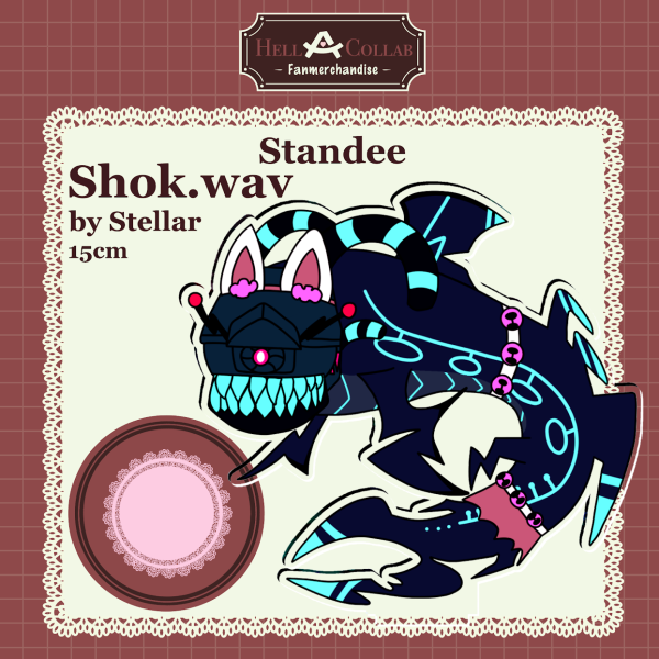 Hellacollab Maid Collab: Shok.Wav Clear Acrylic Standee