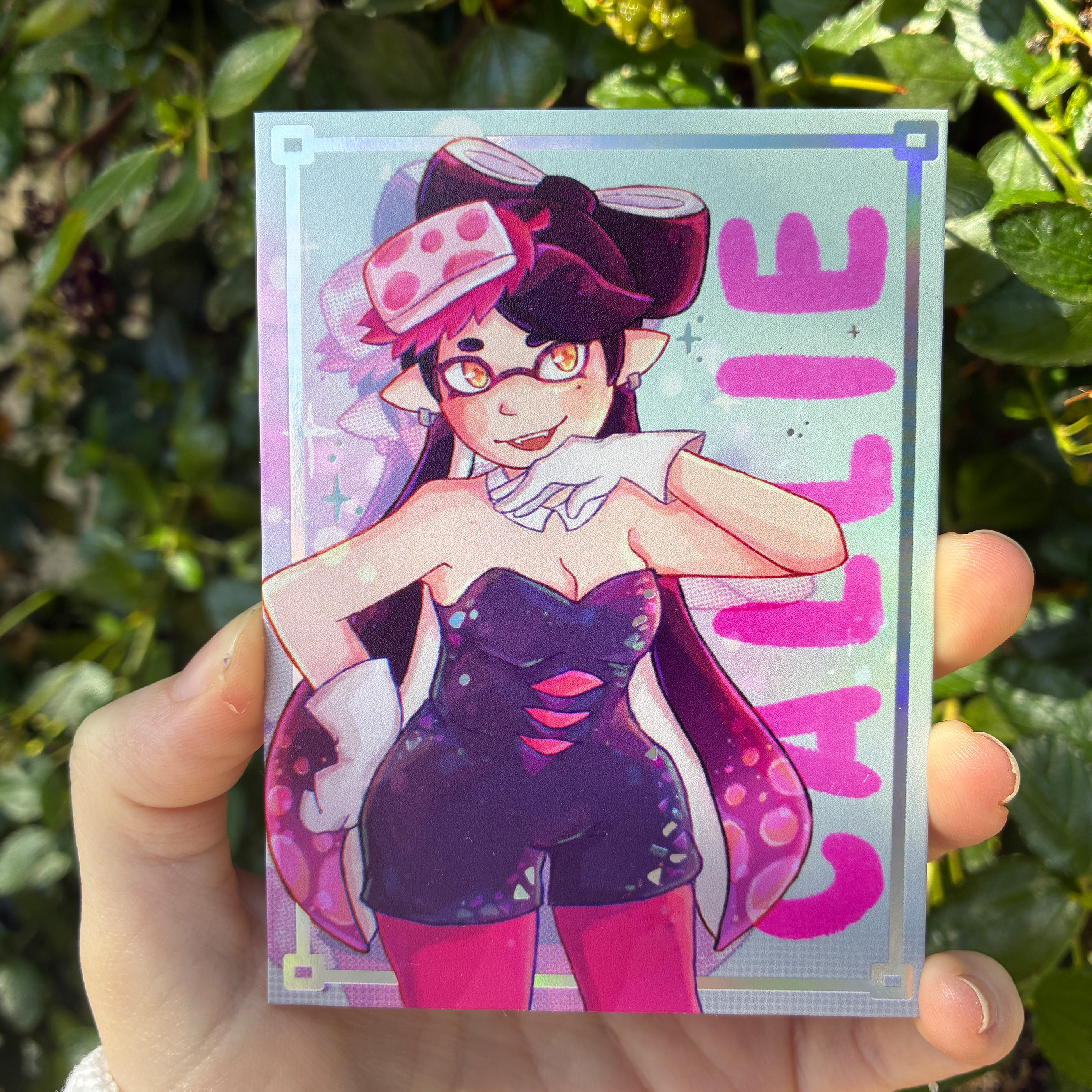 Callie - Squid Sisters Rainbow Holographic Photocard