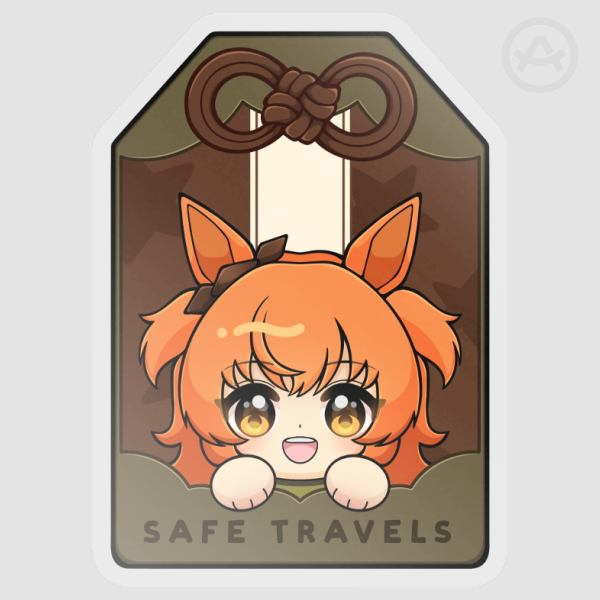 Umamusume Protection Blessing Omamori - PET Matte Vinyl Sticker Set