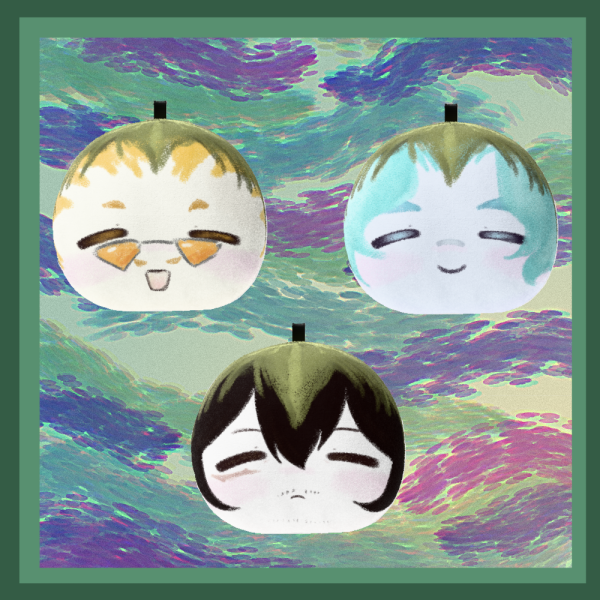 3baka Mochi Plush Keychain Set
