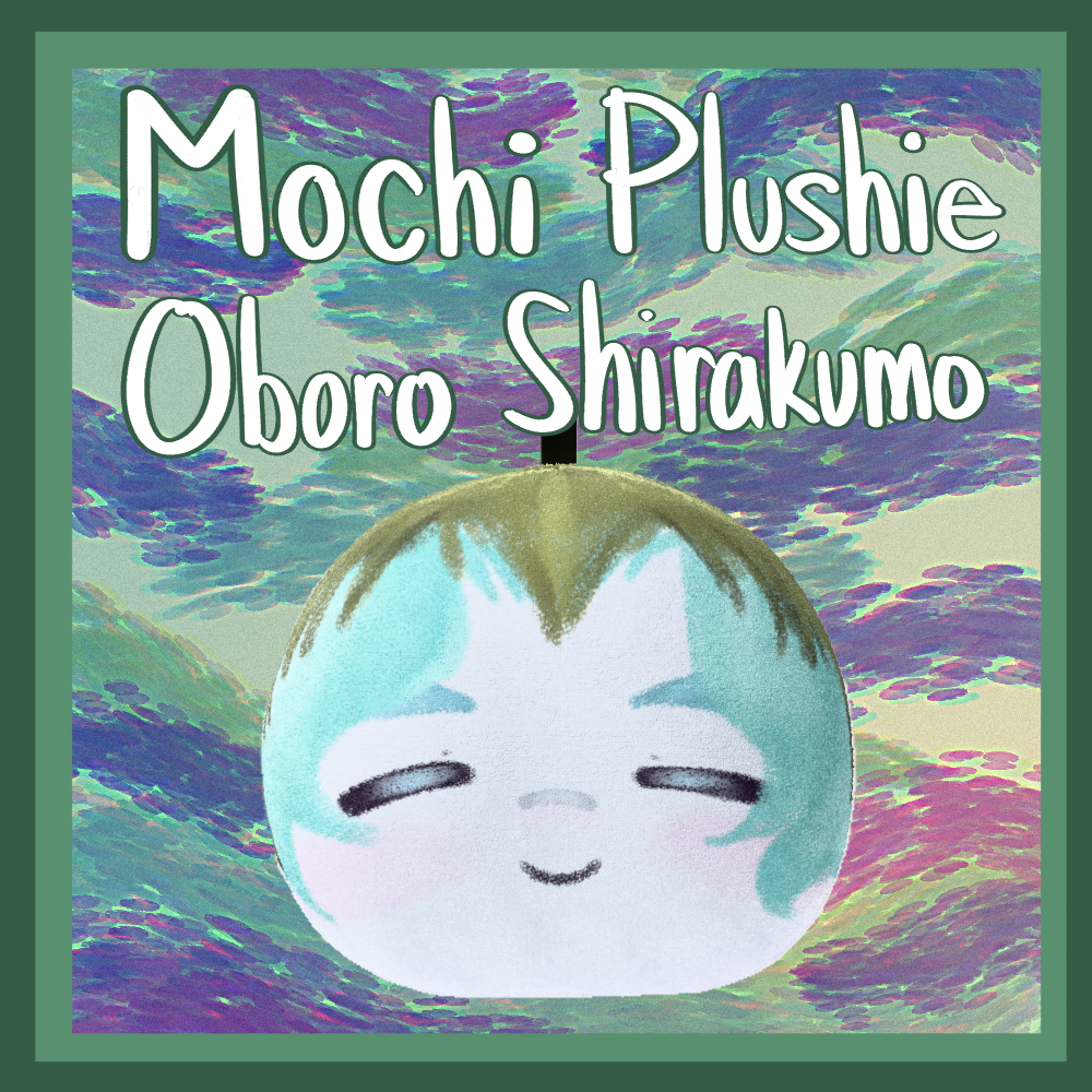 Mochi Plush Oboro Shirakumo Keychain