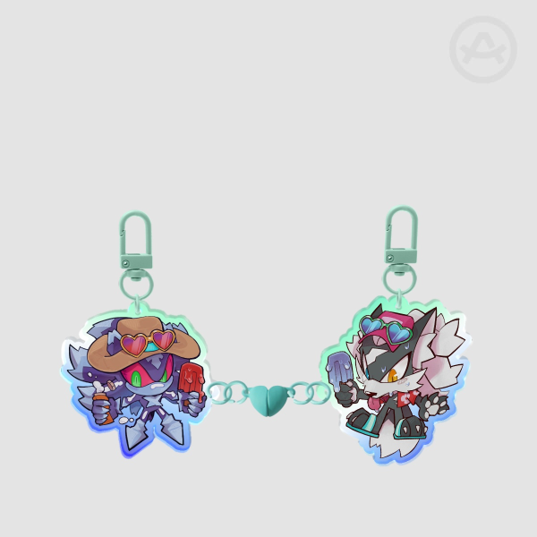 SUMMER LOVE Mephiles X Infinite Magnet Acrylic Keychain