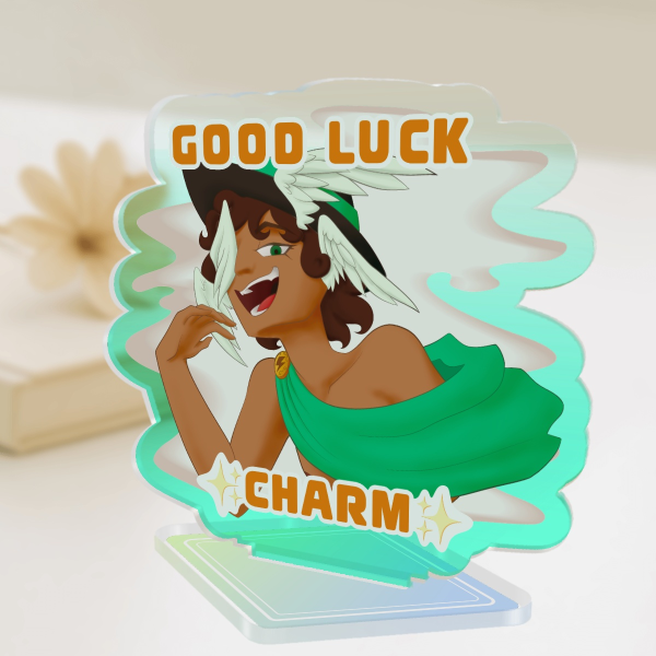 Hermes Good Luck Charm 3” Standee