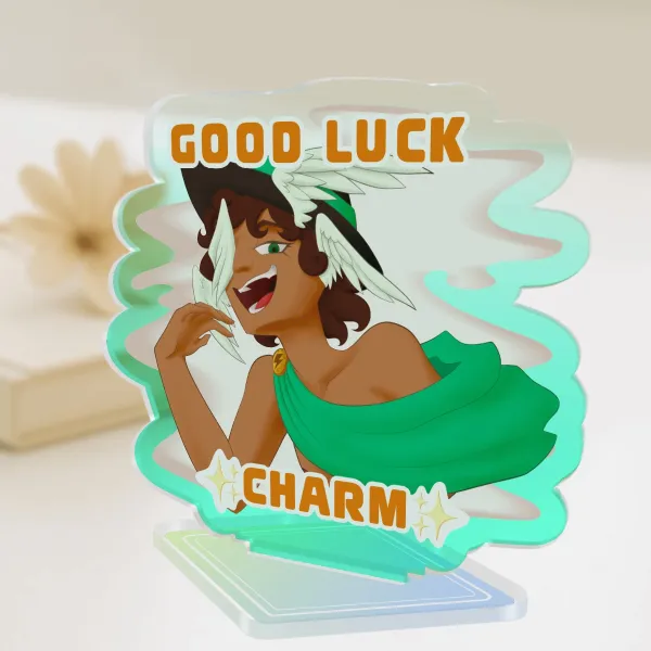 Hermes Good Luck Charm 3” Standee