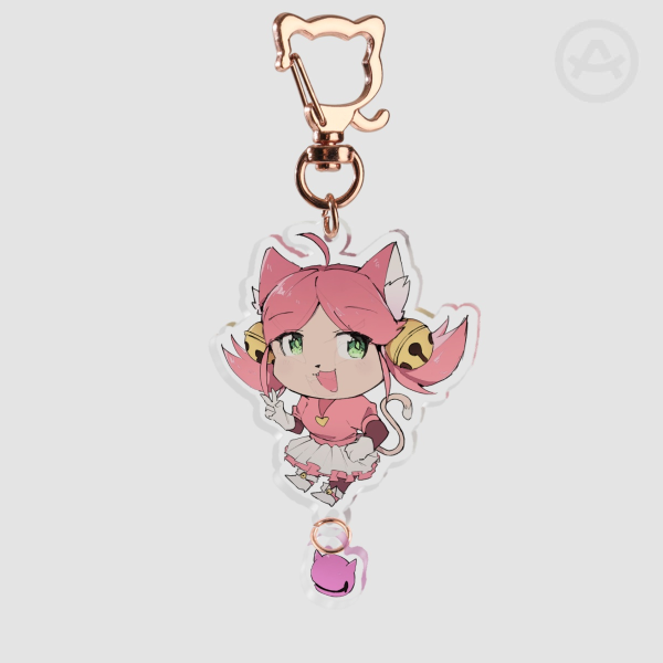 Mad Mew Mew Double Sided Acrylic Keychain