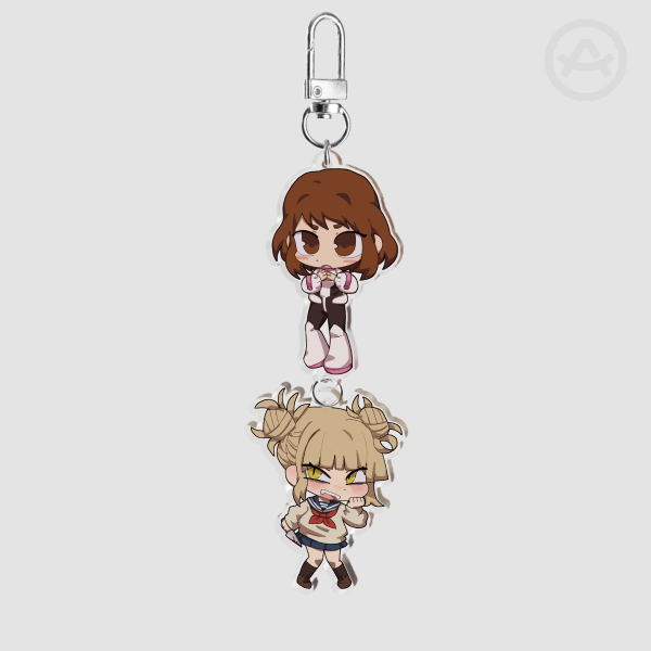 Toga x Uraraka Keychain