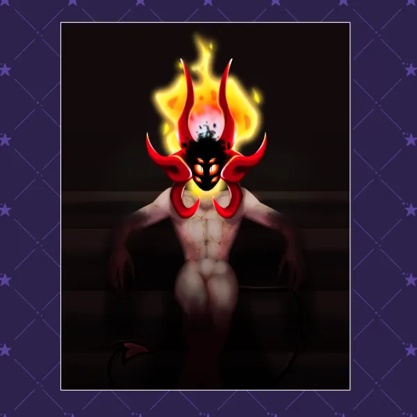 Demon Lucifer Morningstar (not canon) Poster Printing