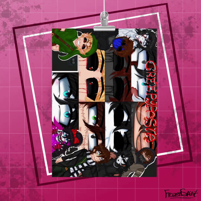 | CREEPYPASTA | The Pastas Art Print