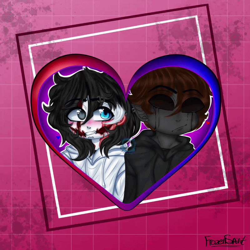 | CREEPYPASTA| Eyeless Jack x Jeff The Killer Sticker