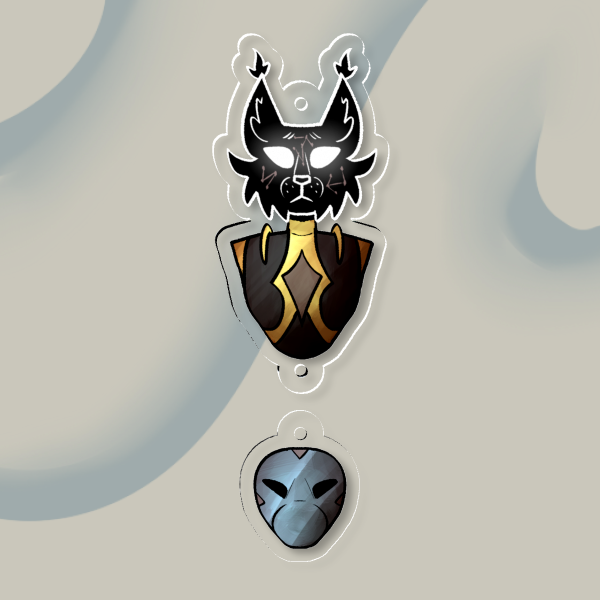 Thirteen + Mask Charm