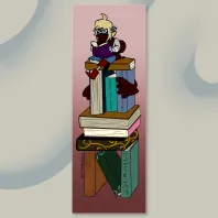 Stack of Books Bookmark