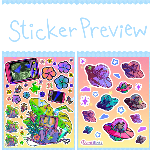 Nature and Tech sticker pack