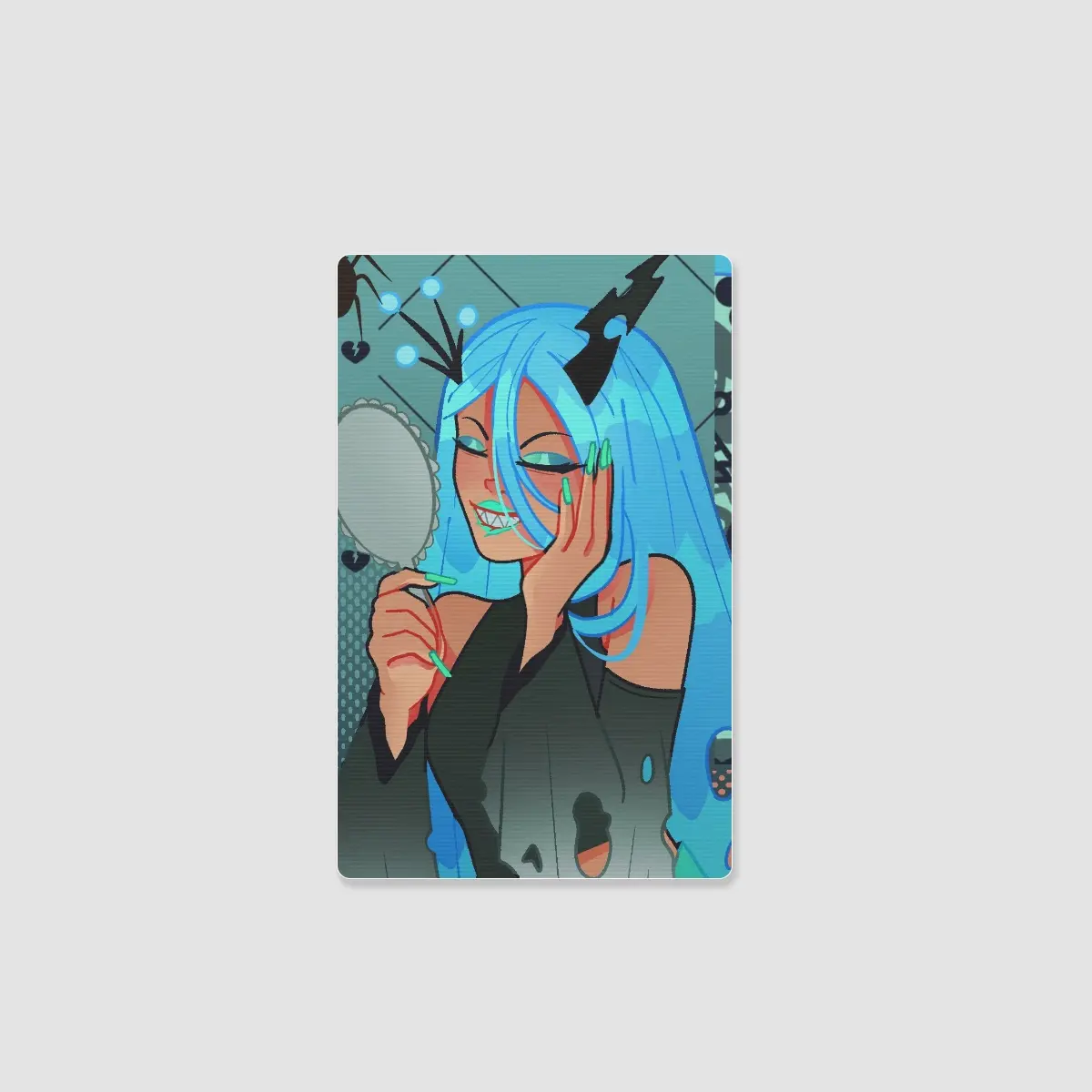 Queen Crysalis ₊˚⊹♡ Lenticular Card