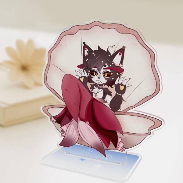 Merman Husk seashell standee || Hazbin hotel