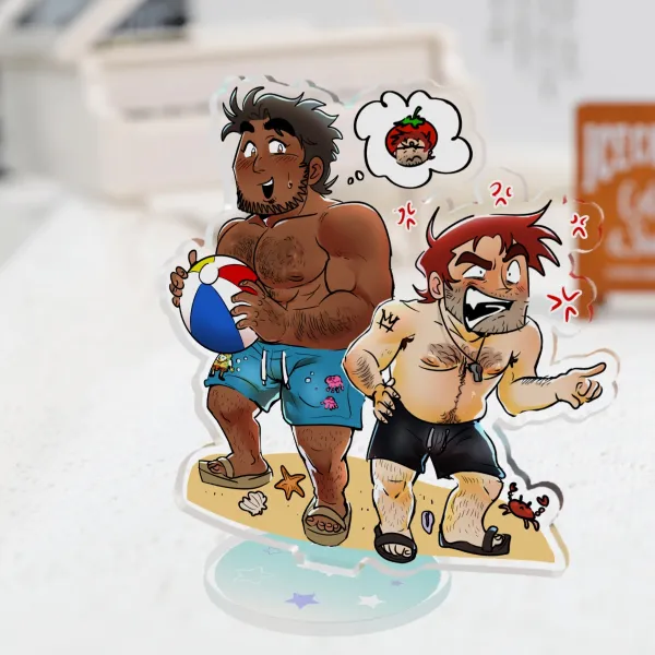 Riggs and Apollo - Summertime - Acrylic Standees