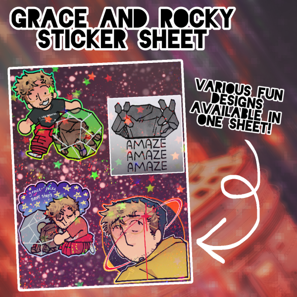 PHM Grace and Rocky Sticker Sheet