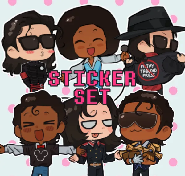 Michael Jackson sticker set 