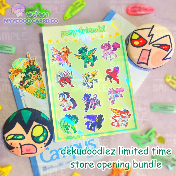 OPENING SALE Dekudoodlez Merch Bundle